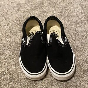 Black Slip on Vans